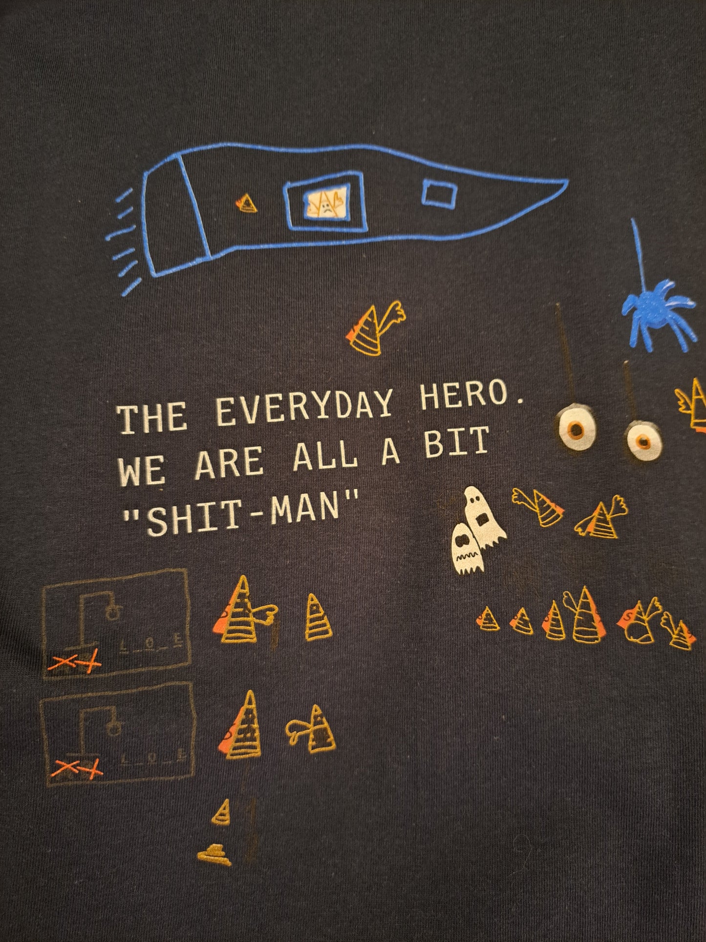 T-shirt "SHIT-MAN" - MANAM-FOSSANO