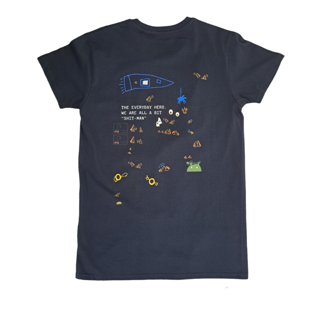 T-shirt "SHIT-MAN" - MANAM-FOSSANO