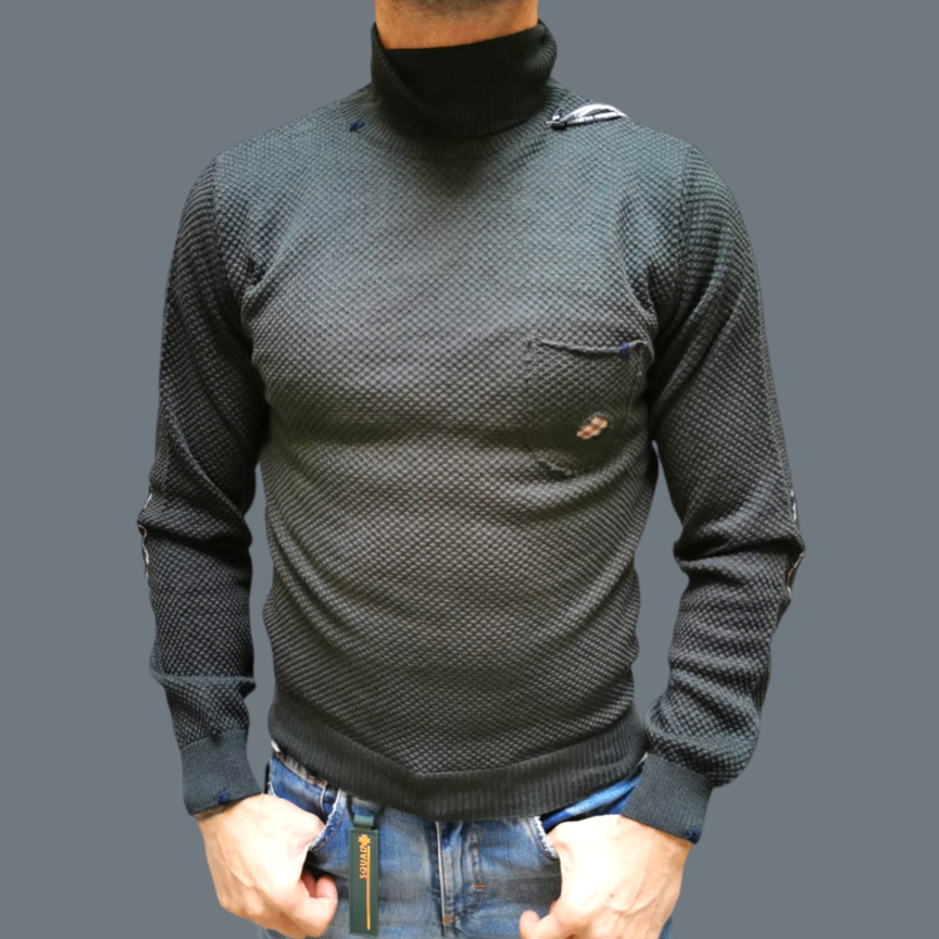 Maglia Toppe Collo alto v.militare 🇮🇹