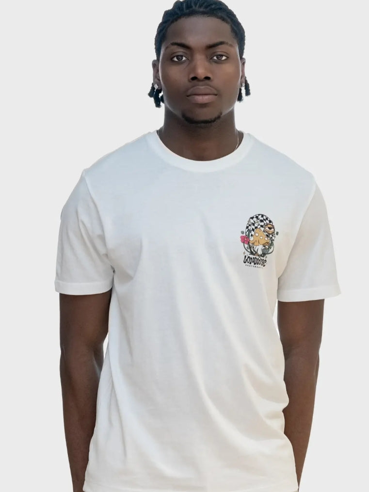 T-shirt SEMPLICITY Londinese. Regular fit. Colore bianco