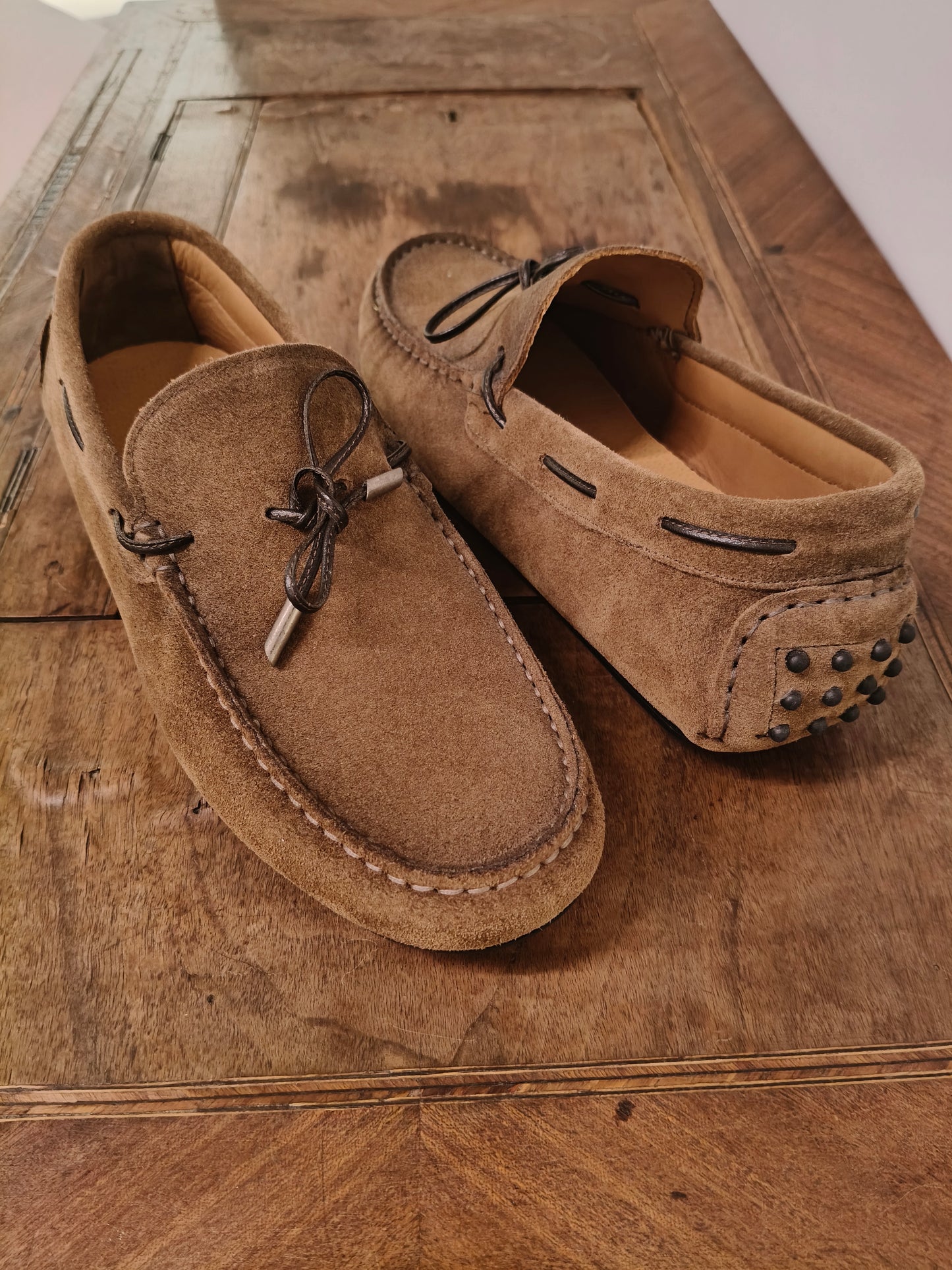 Mocassino artigianale in pelle