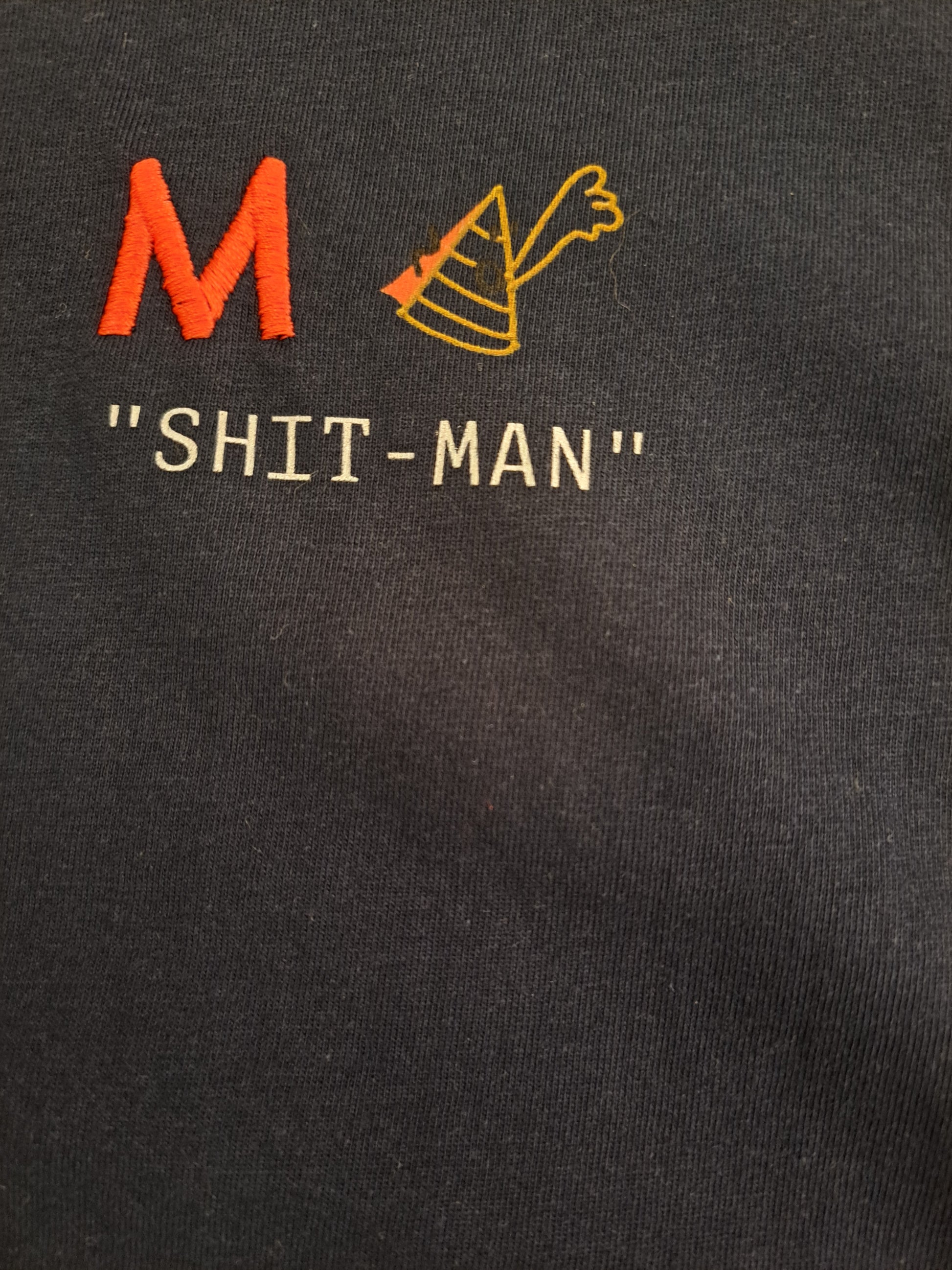 T-shirt "SHIT-MAN" - MANAM-FOSSANO