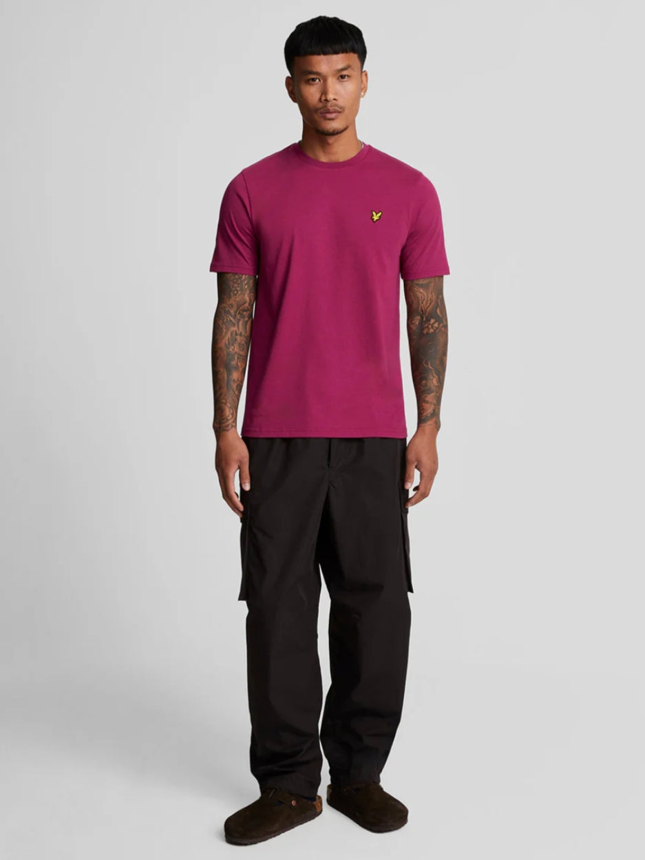 Plain T-shirt Lyle&scott Colore RICH BURGUNDY