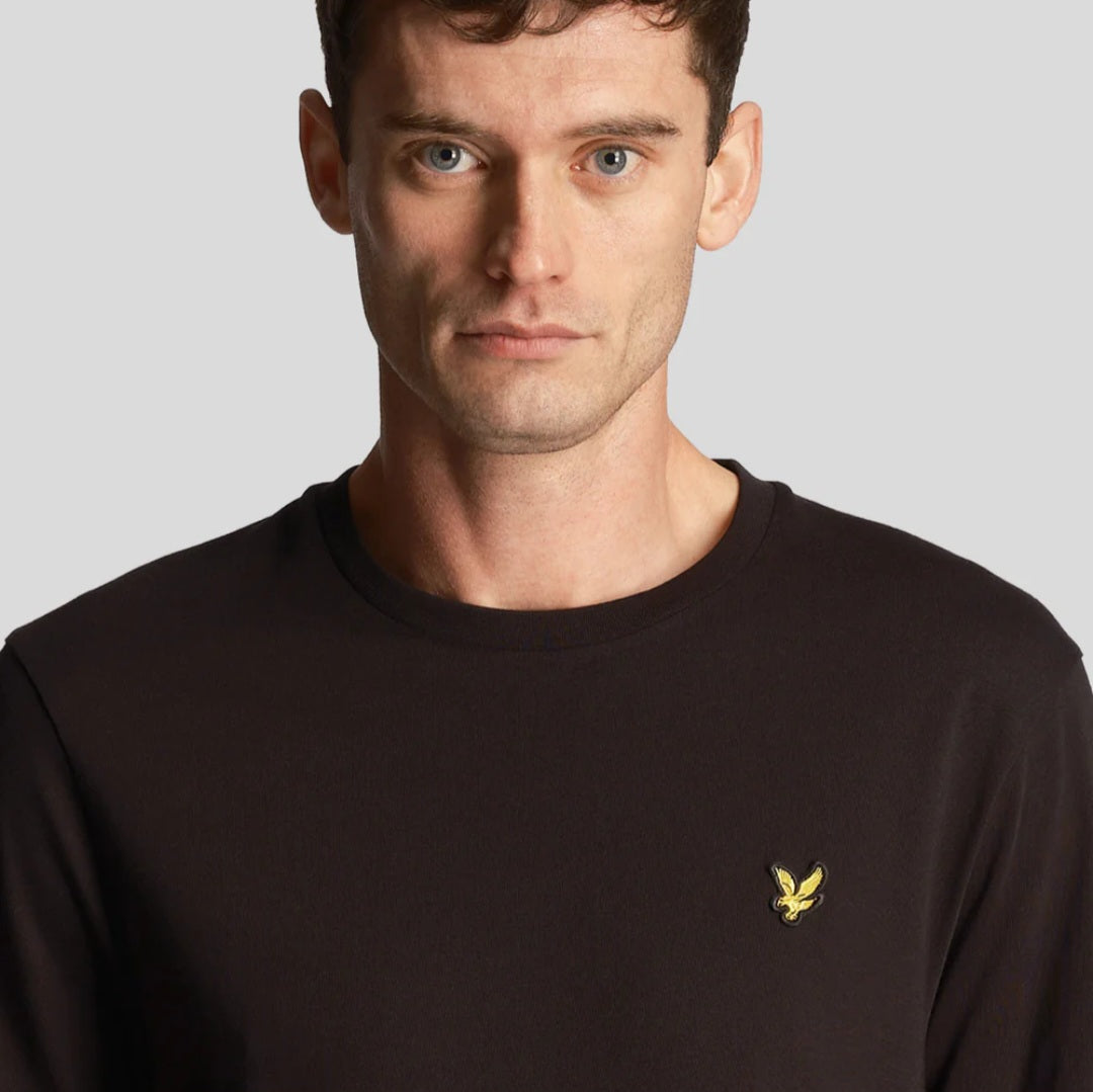 Plain T-shirt Lyle&scott Colore BLACK