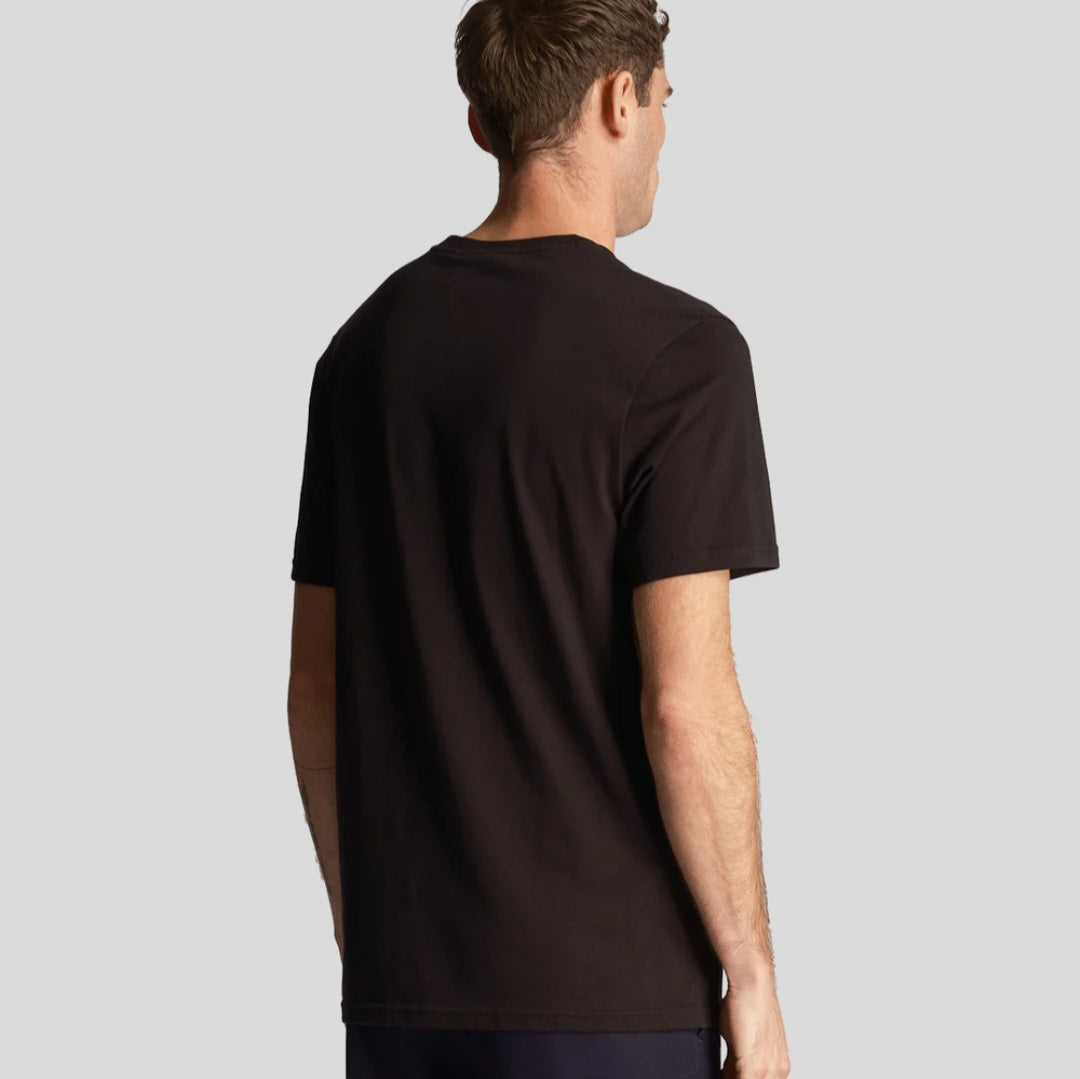 Plain T-shirt Lyle&scott Colore BLACK